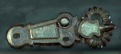 Merovingerkunst: beltespenne. Paris, Musee Carnavalet av Merovingian