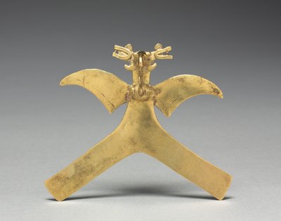 Fugleanheng, ca. 1000-1550 (støpt gull) av Mesoamerican Mesoamerican