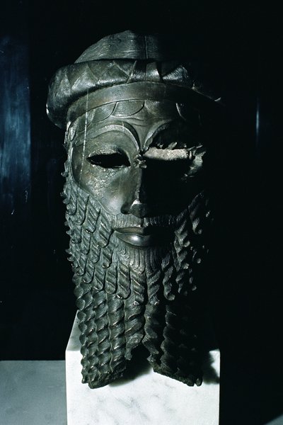 Leder for Sargon I (ca. 2334-2279 f.Kr.) 2334-2200 f.Kr. (kobber) (se også 187024) av Mesopotamian