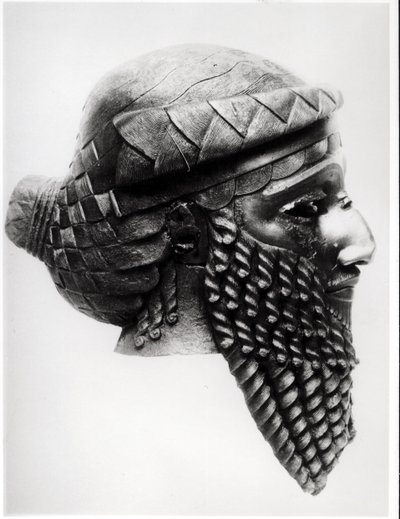 Leder for Sargon I (ca. 2334-2279 f.Kr.) 2400-2200 f.Kr. (kobber) (se også 189592) av Mesopotamian