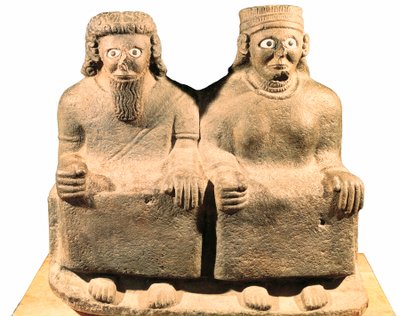 Gud Hadad og gudinnen Ishtar av Mesopotamian Mesopotamian