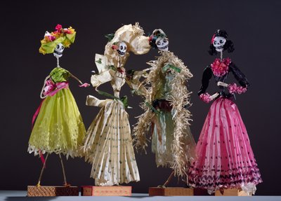 Ladies of the Day of the Dead, fra Oaxaca av Mexican School