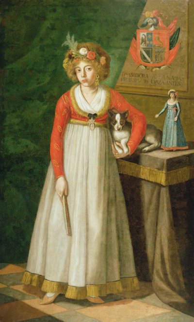 Portrett av Isidore, 1810 av Mexican School