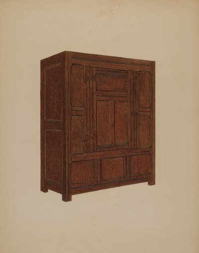 Skap, ca. 1937. av Meyer Goldbaum