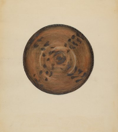 Paietallerken, ca. 1936. av Meyer Goldbaum