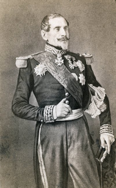 Portrett av marskalken Armand Jacques Leroy de Saint-Arnaud (Saint Arnaud av Meyer and Pierson