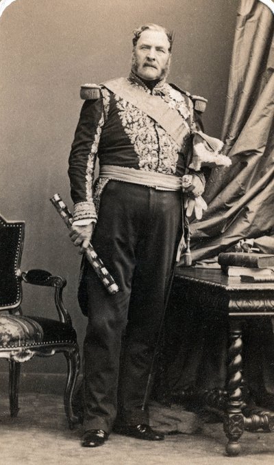 Portrett av marechal Forey (1804-1872) .Foto av Mayer og Pierson av Meyer and Pierson
