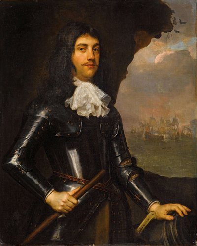 Portrett av admiral Cornelis Maartenszoon Tromp 1629-1691. av Meyssens