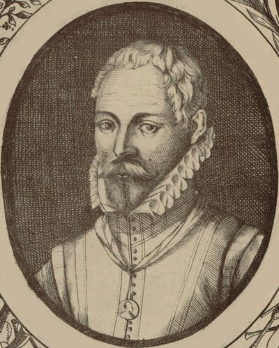 Portrett av komponisten Roland de Lassus 1532-1594. av Meyssens