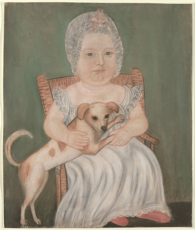 Barn med hund av Micah Williams