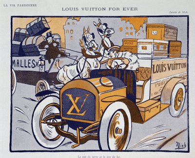 Reklame for Louis Vuitton av Mich (Michel Liebeaux av Mich
