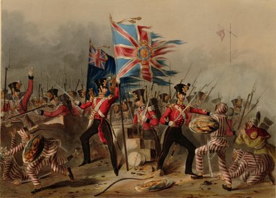 18. Royal Irish på Amoy av Michael Angelo Hayes