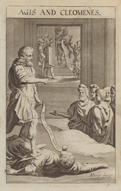 Agis IV og Cleomenes III, spartanske konger av Michael Burghers
