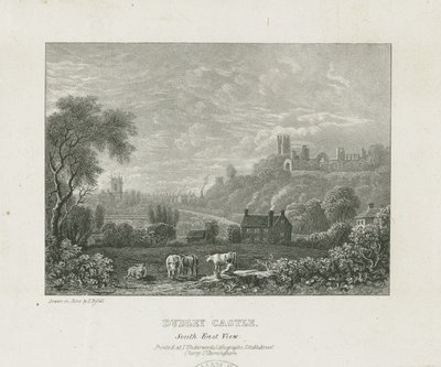 Dudley Castle: kobberplategravering, nd [1653-1686] (trykk) av Michael Burghers