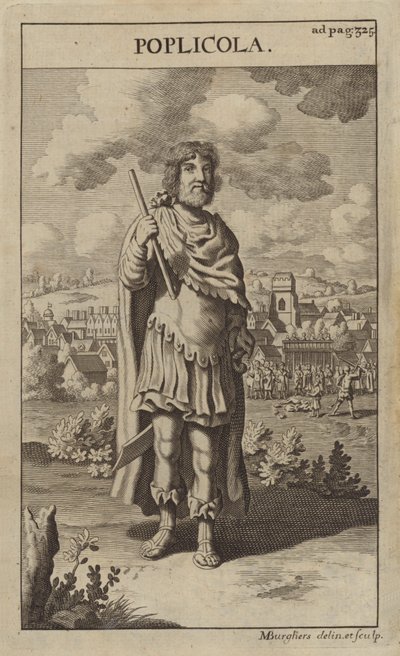 Publius Valerius Publicola, romersk konsul av Michael Burghers