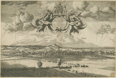 Stafford - East North East Prospect: gravering, nd [1686] (trykk) av Michael Burghers