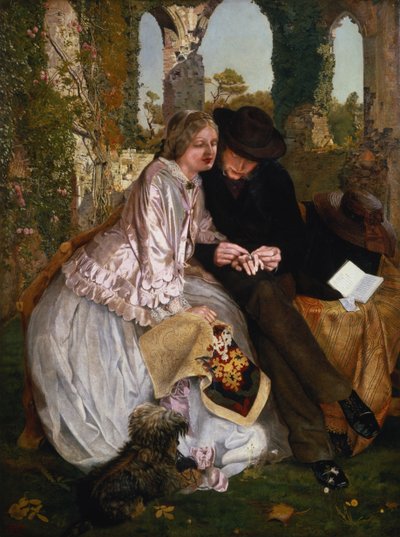 Målet til gifteringen, 1855 av Michael Frederick Halliday