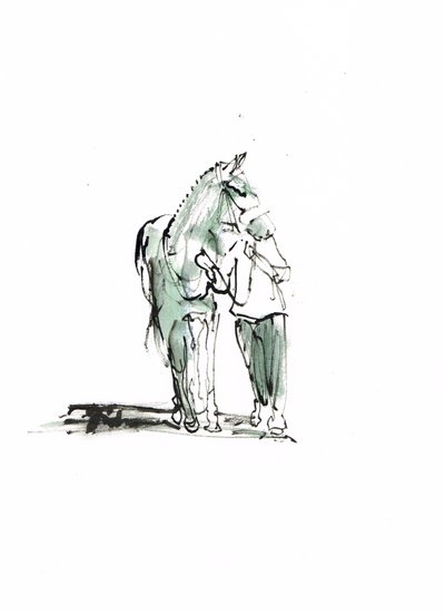 Uten tittel, 2018 (akvarell på papir) av Michael Frith