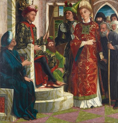 St. Laurentius før keiseren av Michael Pacher