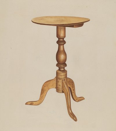 Tilfeldig bord, ca. 1938. av Michael Riccitelli