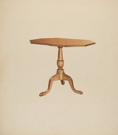 Bordstativ, 19351942. av Michael Riccitelli