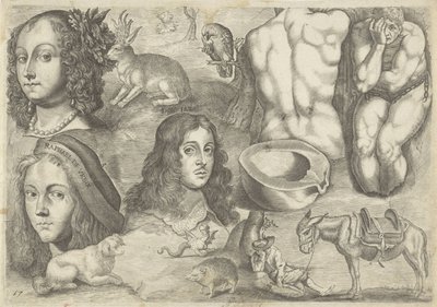 Studieblad met tekenvoorbeelden: koppen, dieren, figuren Tekenvoorbeelden (series title)   1383589   no       norwegian Successfully Translated  Original: Saturn Translat: Saturn 1240203 no norwegian Successfully Translated Original: Saint Peter healing Sa av Michael Snijders