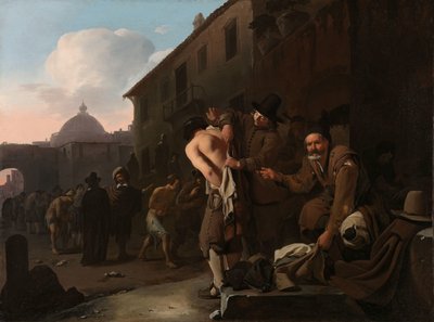 Klær de nakne Å kle på nakenbilder av Michael Sweerts