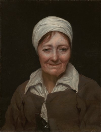 Head of a Woman, ca. 1654 (olje på panel) av Michael Sweerts
