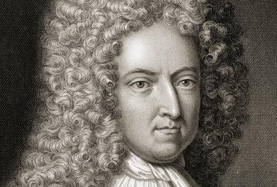 Daniel Defoe 1660-1731 Detalj, tidlig på 1700-tallet av Michael Vandergucht