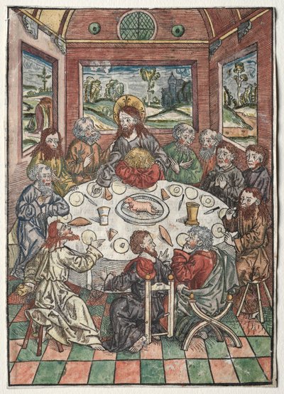 The Treasure Keeper: The Last Supper av Michael Wolgemut
