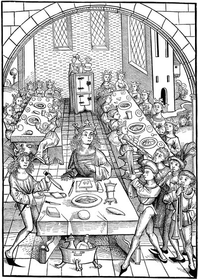 Illustrasjon til boken Schatzkammer, 1490-1491 av Michael Wolgemut