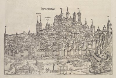 Nürnberg, 1493. av Michael Wolgemut