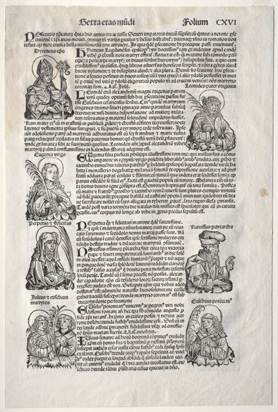 Nürnberg-krøniken, 1493. av Michael Wolgemut
