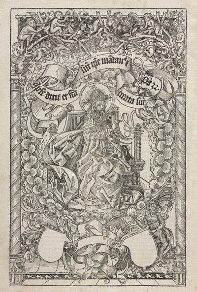 Nürnbergkrøniken: Emblemet av Michael Wolgemut