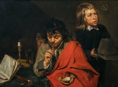 Boys Blowing Bubbles, ca. 1640-tallet (Olje på lerret) av Michaelina Wautier