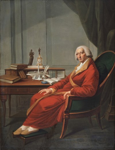 Portrett av den keiserlige kansleren i Russland, grev Ivan Osterman 1725 - 1811, 1813 av Michail Fyodorovich Voinov