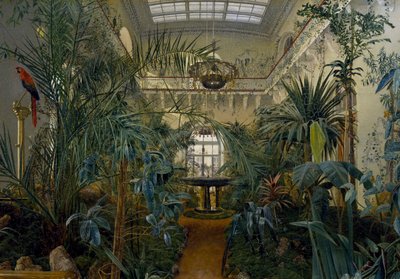 Vinterhage i vinterpalasset i St. Petersburg av Michail Ivanovich Antonov