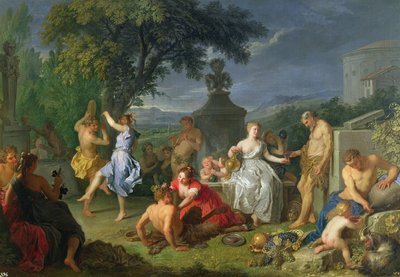 Bacchanal, 1719 av Michel Ange Houasse