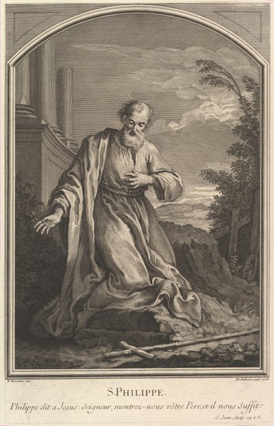 Saint Philip, 1726. av Michel Aubert