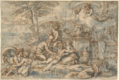 Renselsen av Aeneas av Michel Corneille