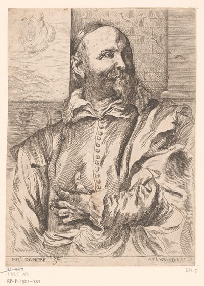 Portrett av Jan (I) Snellinck av Michel Francois Dandre Bardon