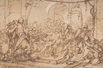 Sokrates død, ca. 1749. av Michel Francois Dandre Bardon
