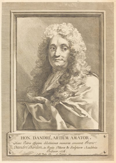Portrett av kunstnerens far av Michel François Dandré Bardon after Jean Baptiste Van Loo