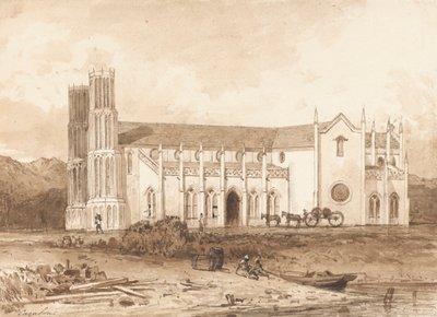 Katolske kirke, Port of Spain av Michel Jean Cazabon