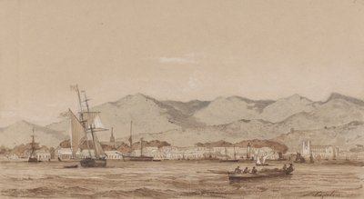 Port of Spain, fra havnen av Michel Jean Cazabon