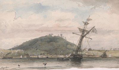 St. Fernando og Naparima Hill av Michel Jean Cazabon