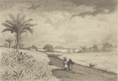 Veien til Pitch Lake av Michel Jean Cazabon