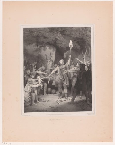Julius Civilis sverger mot romerne Claudius Civilis (tittel på objekt) av Michel Mourot