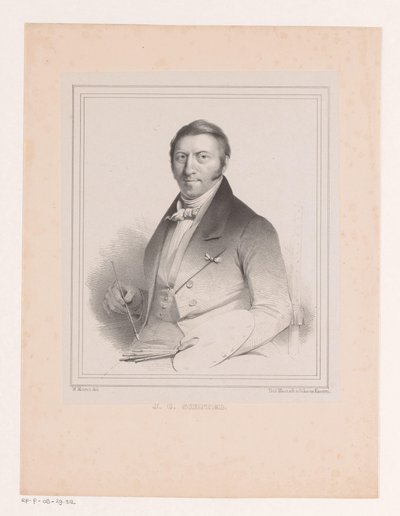 Portrett av Johannes Christian Dish av Michel Mourot