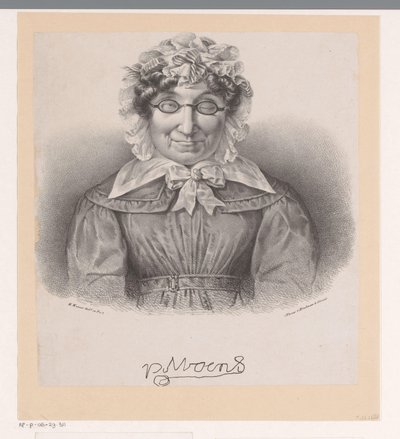 Portrett av Petronella Moens av Michel Mourot